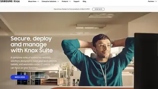 Samsung KNOX screenshot
