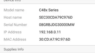 Samsung Mobile Print screenshot