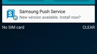 Samsung Push Service screenshot
