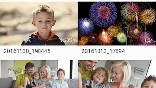 Samsung Video Library screenshot