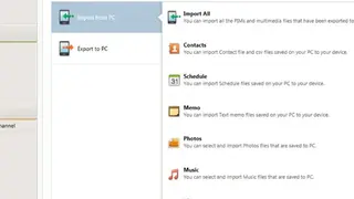 SamsungKies screenshot