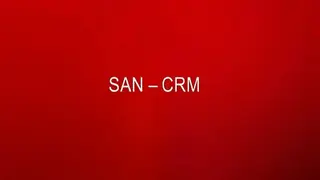 SAN – CRM screenshot