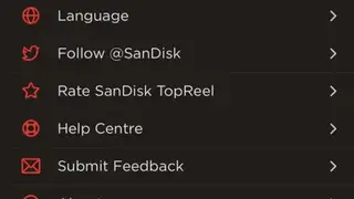 SanDisk TopReel screenshot