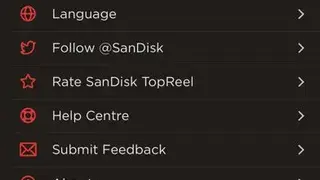 SanDisk TopReel screenshot