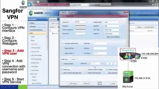 Sangfor SSL VPN screenshot