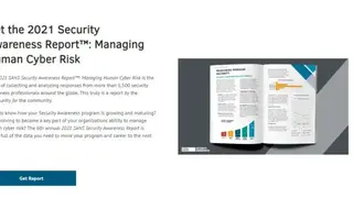 Sans Institute Security Awareness Training screenshot