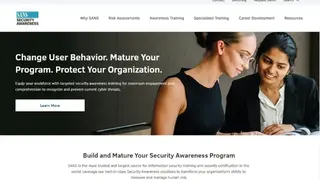 SANS Security Awareness screenshot