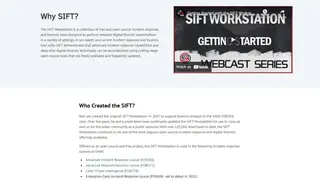 SANS SIFT screenshot