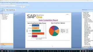 SAP Crystal Reports screenshot