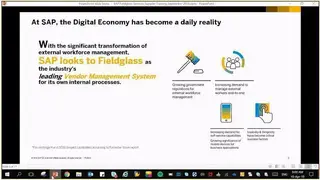 SAP Fieldglass screenshot