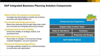 SAP Integrated Business Planning screenshot