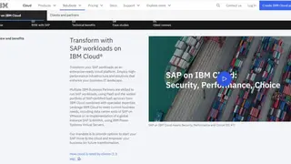 SAP on IBM Cloud screenshot