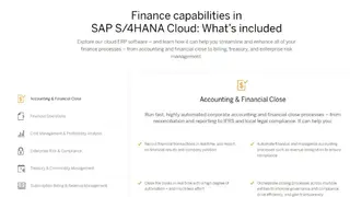 SAP S/4HANA Finance screenshot