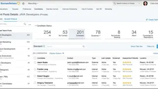 SAP SuccessFactors screenshot