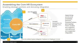 SAP SuccessFactors Core HR and Payroll screenshot