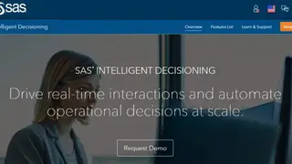 SAS Intelligent Decisioning screenshot