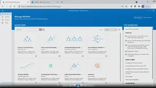 SAS Model Manager screenshot