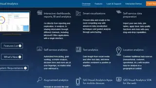 SAS Visual Analytics screenshot