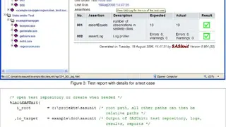 SASUnit screenshot