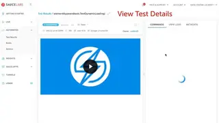 Sauce Labs Browser Testing screenshot