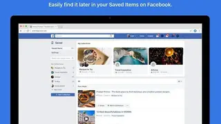Save to Facebook screenshot