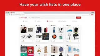 Savelist screenshot