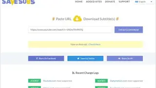 Savesubs screenshot