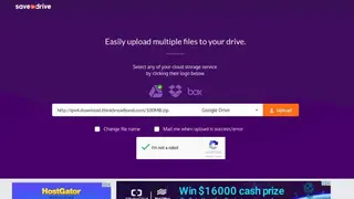SaveToDrive screenshot