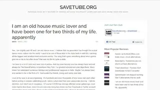 SaveTube screenshot