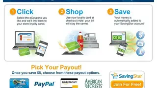SavingStar screenshot