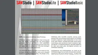 SAWStudio screenshot