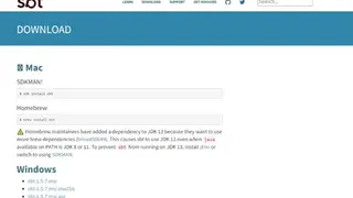 SBT screenshot