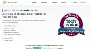 Scala Hosting email hosting screenshot