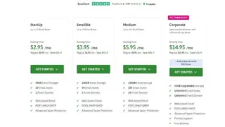 Scala Hosting email hosting screenshot