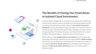 Scala Hosting email hosting screenshot