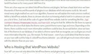 Scan WP screenshot