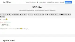 SCEditor screenshot