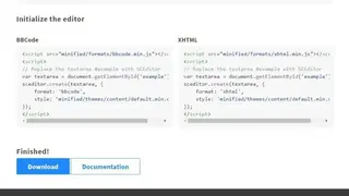 SCEditor screenshot
