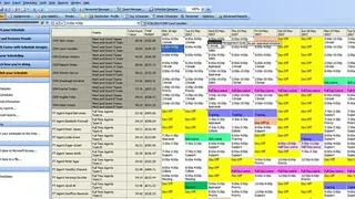 Schedule24 Excel Add-in screenshot