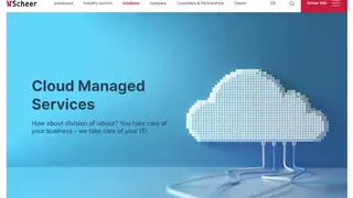Scheer Datacenter Services screenshot