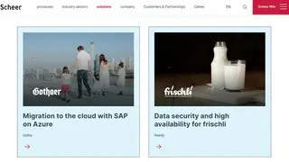 Scheer Datacenter Services screenshot