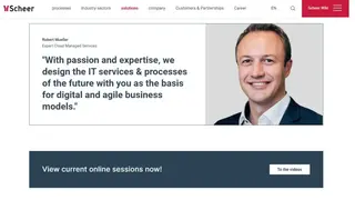 Scheer Datacenter Services screenshot