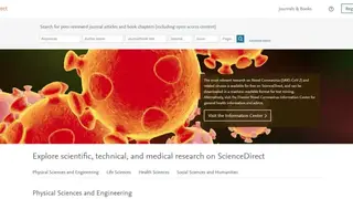 ScienceDirect screenshot