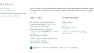 ScienceDirect screenshot