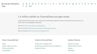 ScienceDirect screenshot