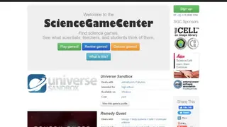 ScienceGameCenter screenshot