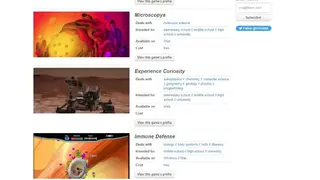 ScienceGameCenter screenshot