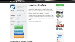 ScienceGameCenter screenshot