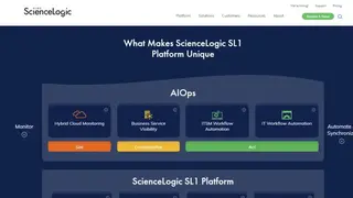 ScienceLogic SL1 Platform screenshot