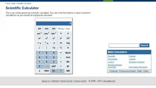 Scientific Calculator screenshot